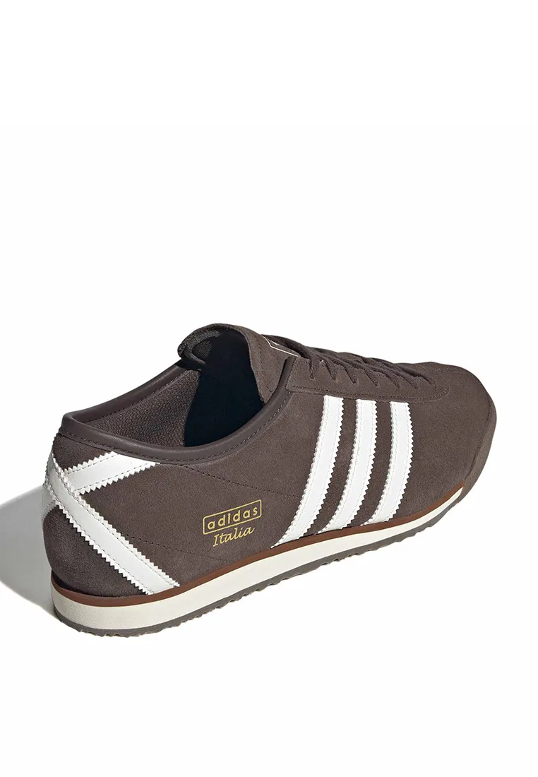 Кроссовки мужские спортивные Italia 70s Adidas, белый/коричневый — фото 3