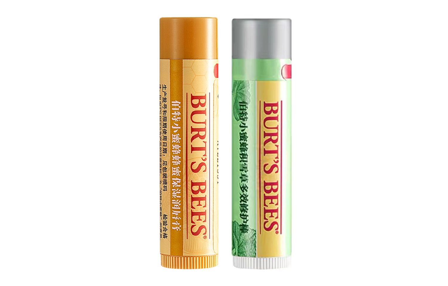 

Бальзам для губ + универсальная палочка окопника для заживления увлажняющий и практичный набор средств для ухода комбинированное увлажнение BURT'S BEES