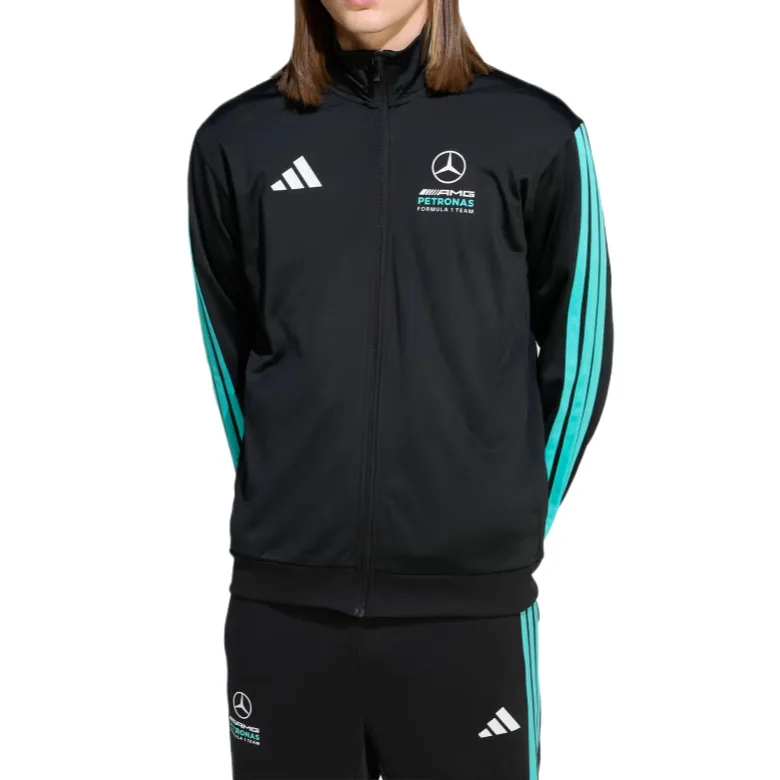Куртка MERCEDES AMG мужская Adidas, Black/Semi Mint Green — фото 3