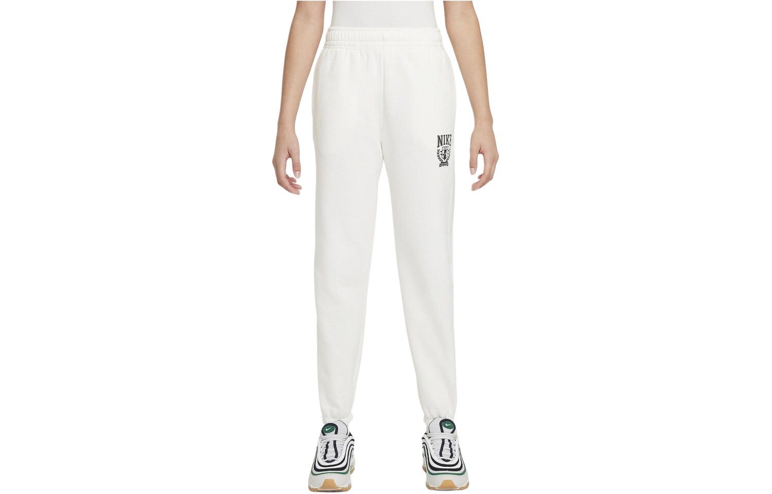 

Детские трикотажные спортивные штаны Nike, белый