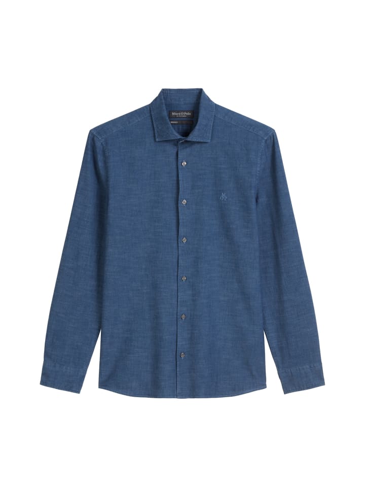 

Marc O'Polo Рубашка необычной формы темно-синего цвета