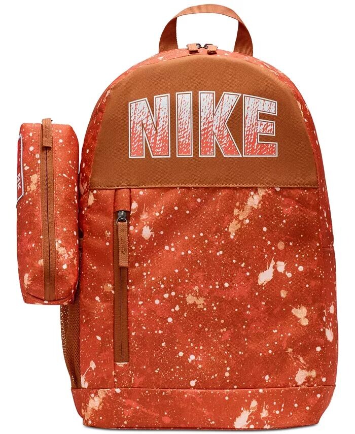 

Рюкзак Big Kids Elemental объемом 20 л со съемным пеналом Nike, серый