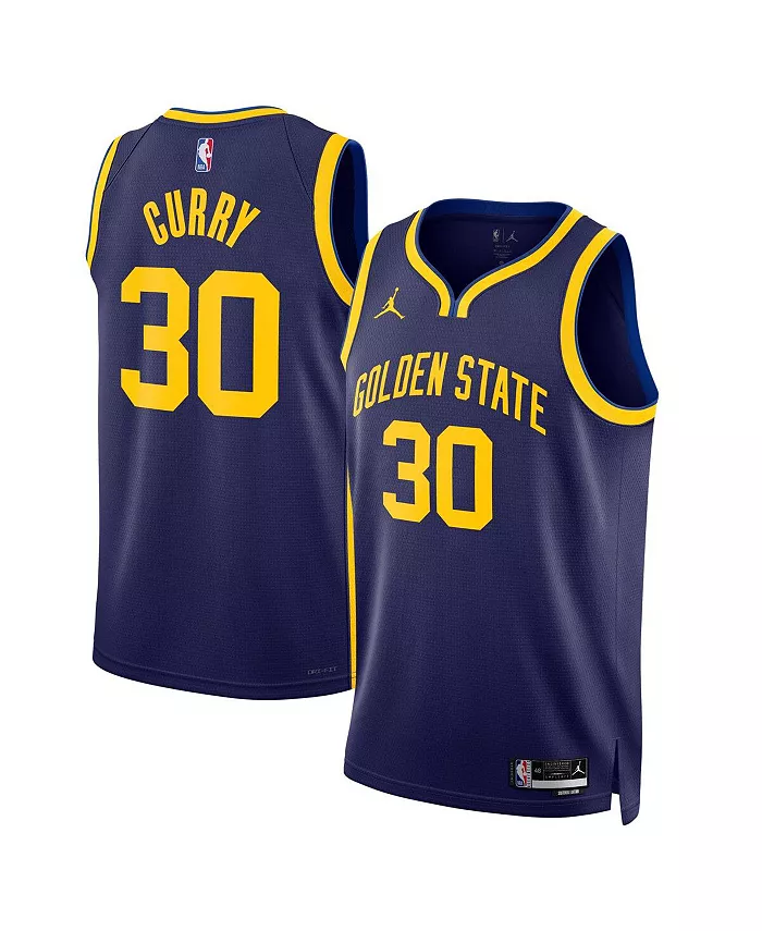 

Мужская и женская баскетбольная майка Stephen Curry Golden State Warriors Swingman Nike, синий