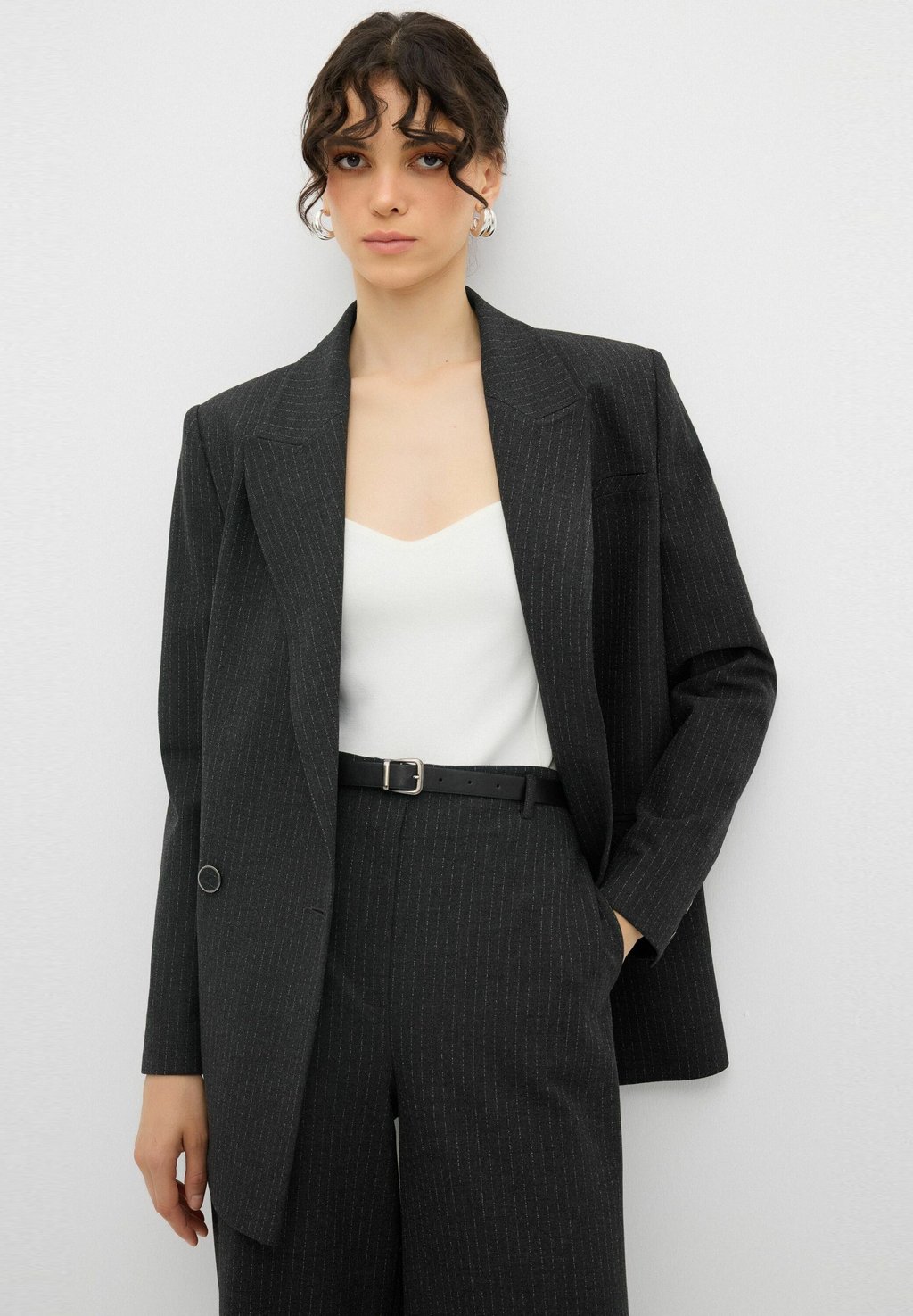 

Блейзер DOUBLE BREASTED adL, антрацит