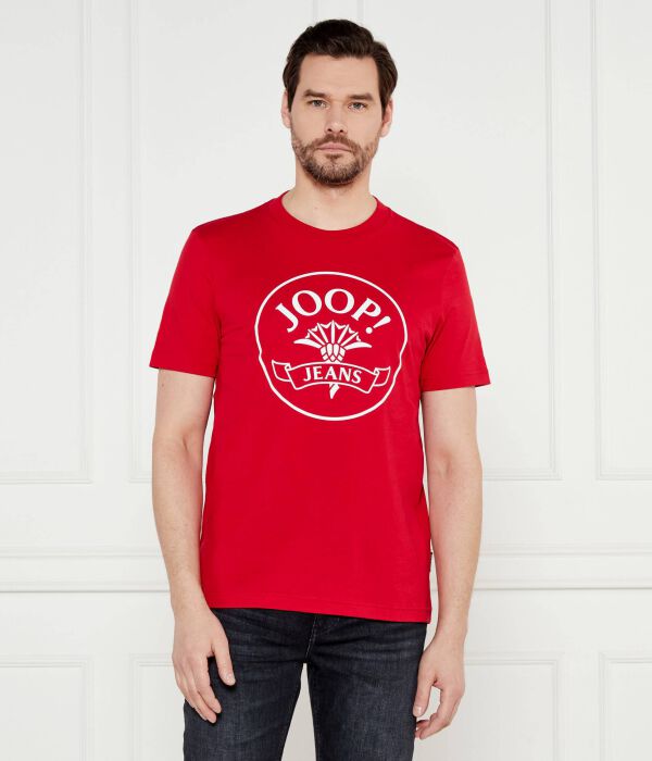 

Футболка мужская Joop! Jeans с принтом на груди, красный