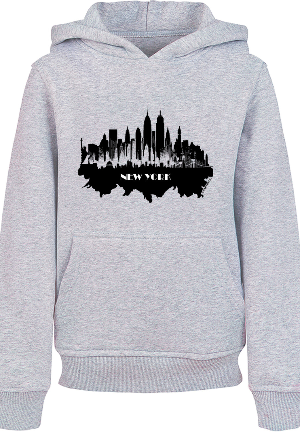 

Пуловер F4NT4STIC Hoodie Cities Collection New York skyline, цвет grau meliert