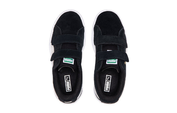 Кроссовки suede 2 straps 'black white' Puma, черный — фото 4