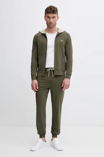 Спортивные штаны из мягкого трикотажа Mix&Match BOSS, зеленый — фото 2