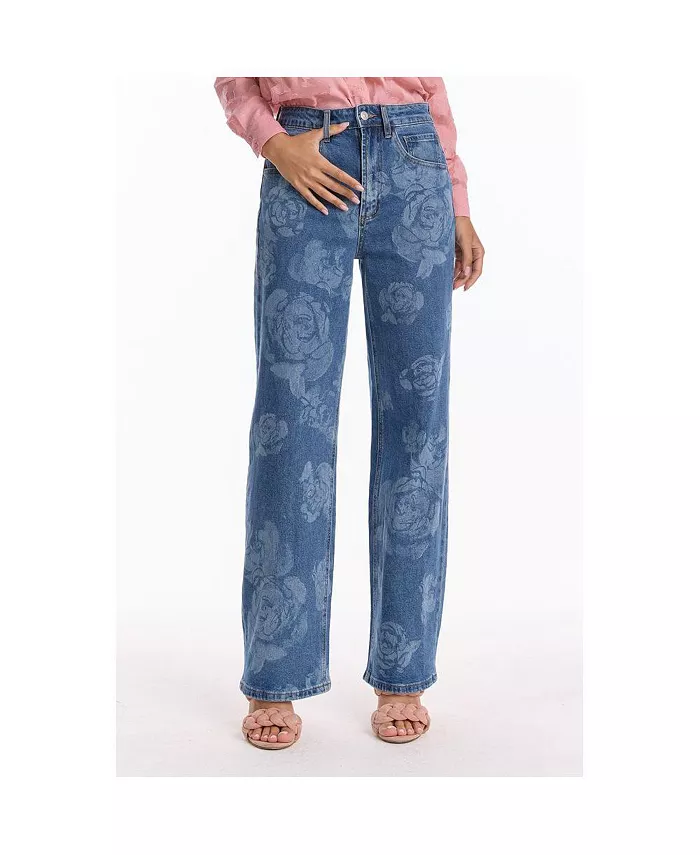 

Женские джинсы Rose High Rise The Noli Shop, синий