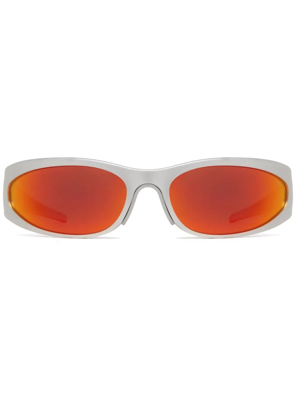 

Солнцезащитные очки Reverse XP Wrap в овальной оправе Balenciaga Eyewear, серебяный