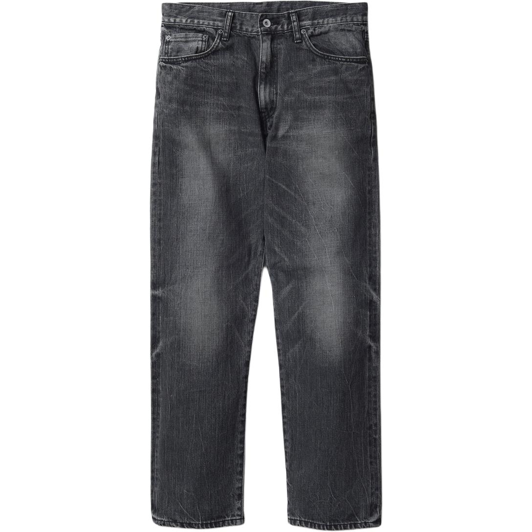 

Neighborhood Джинсы унисекс, черные, средней длины, прямого кроя