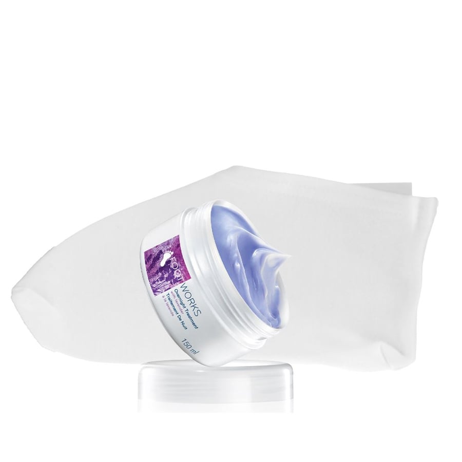 

Набор для ног Avon Footworks Lavender [носки + лавандовое средство]