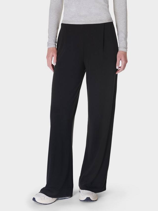 

Удобные широкие брюки 32 дюйма Sweaty Betty, черный