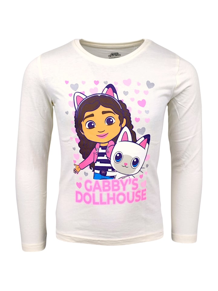 

Рубашка с длинным рукавом Gabby's Dollhouse, кремовый