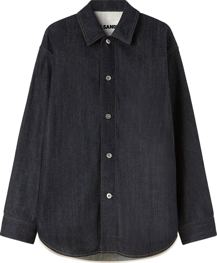 

Рубашка Jil Sander Denim Over 'Dark Blue', синий
