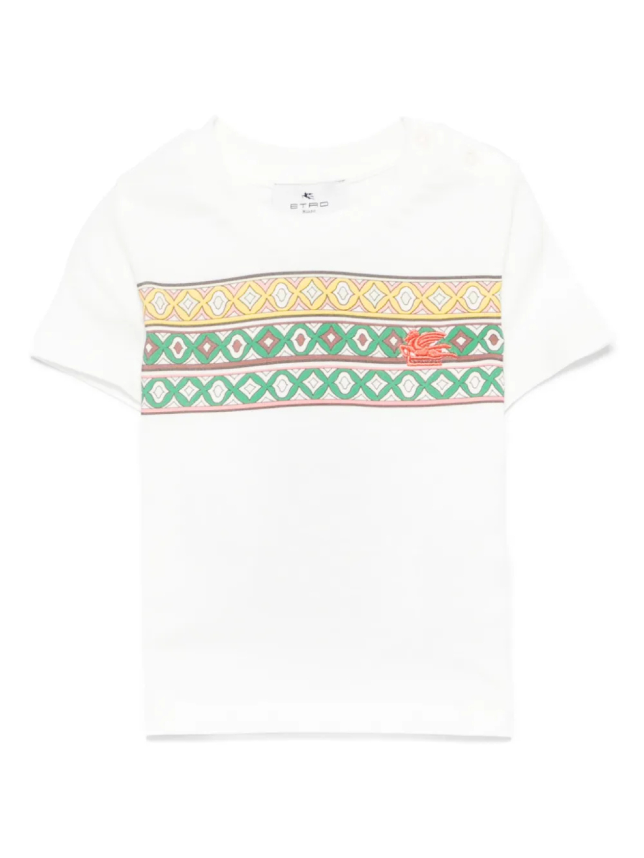 

Футболка с вышивкой Pegaso ETRO KIDS, белый