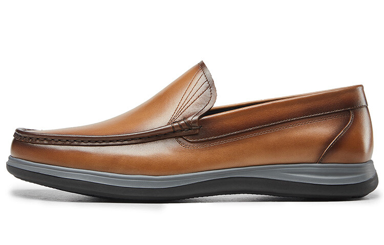 

Туфли Men"s Casual Men Low-Top Brown Kangnai