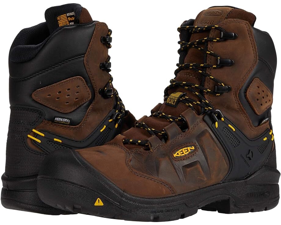 

Ботинки KEEN Utility Dover 8" Insulated Waterproof (Carbon-fiber Toe), цвет Dark Earth/Black