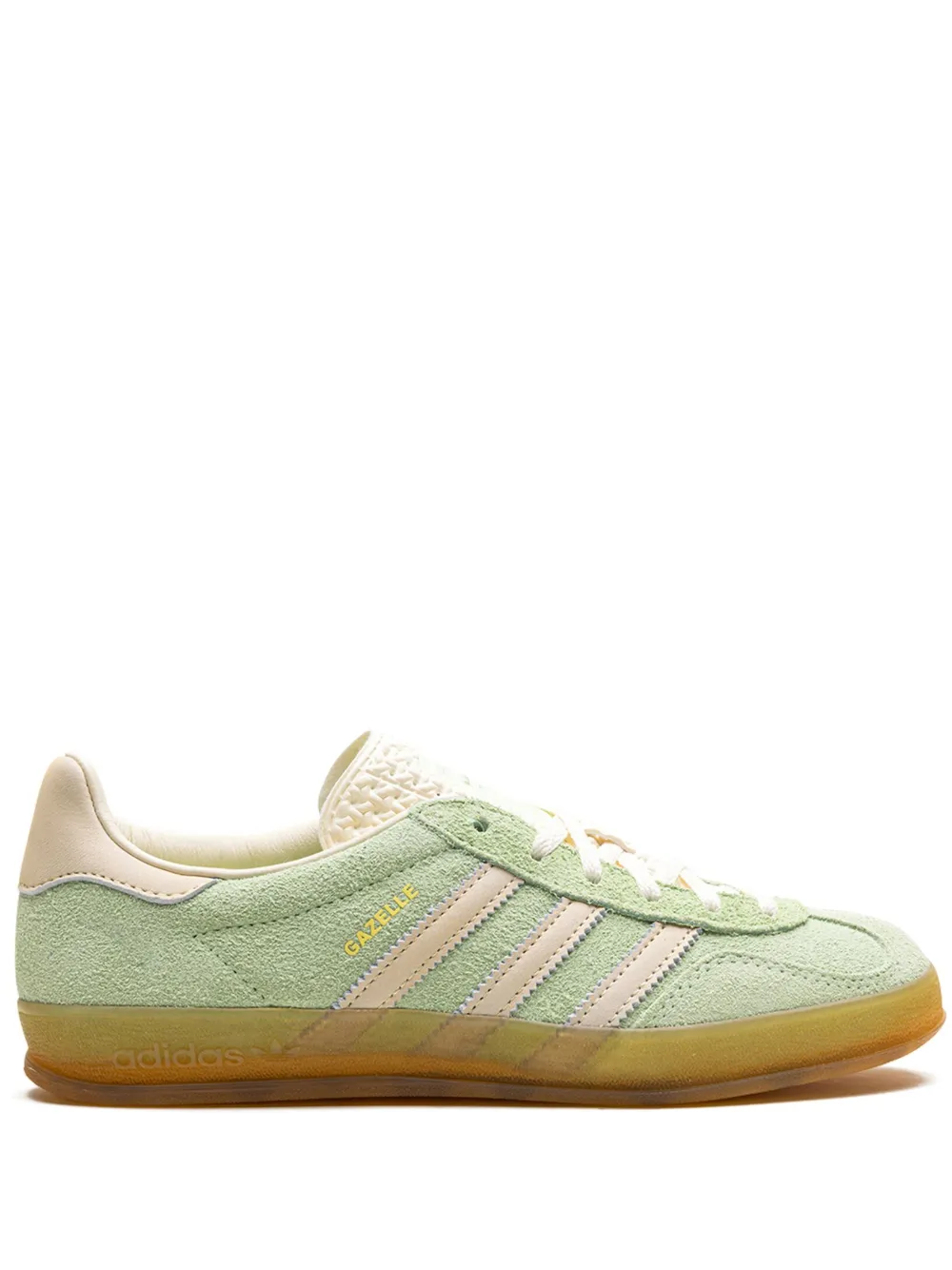 Кроссовки Gazelle Indoor Semi Green Spark Adidas, зеленый