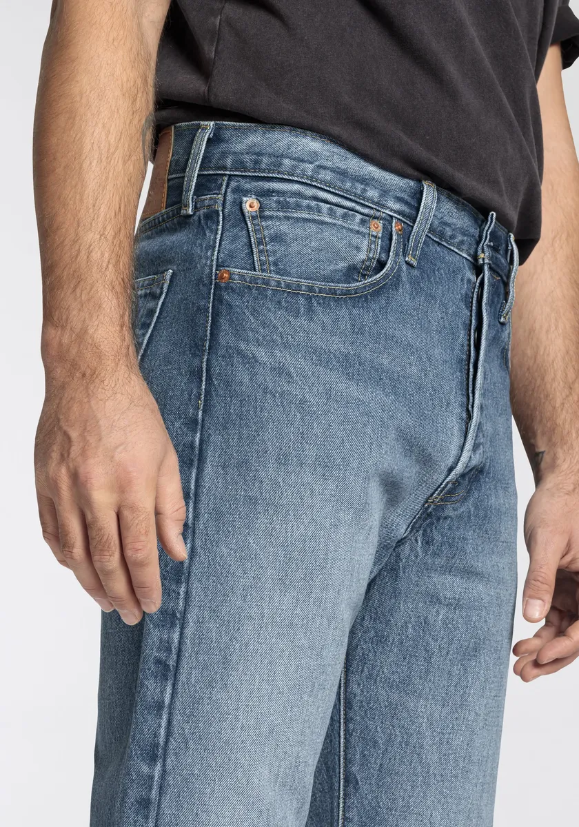 Прямые джинсы Levi's "501 LEVI'S ORIGINAL", с фирменной этикеткой, цвет Chemicals — фото 3