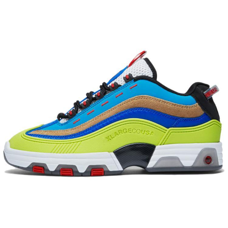 

DC Shoes XLARGE x LEGACY OG низкие повседневные кроссовки мужские blue green