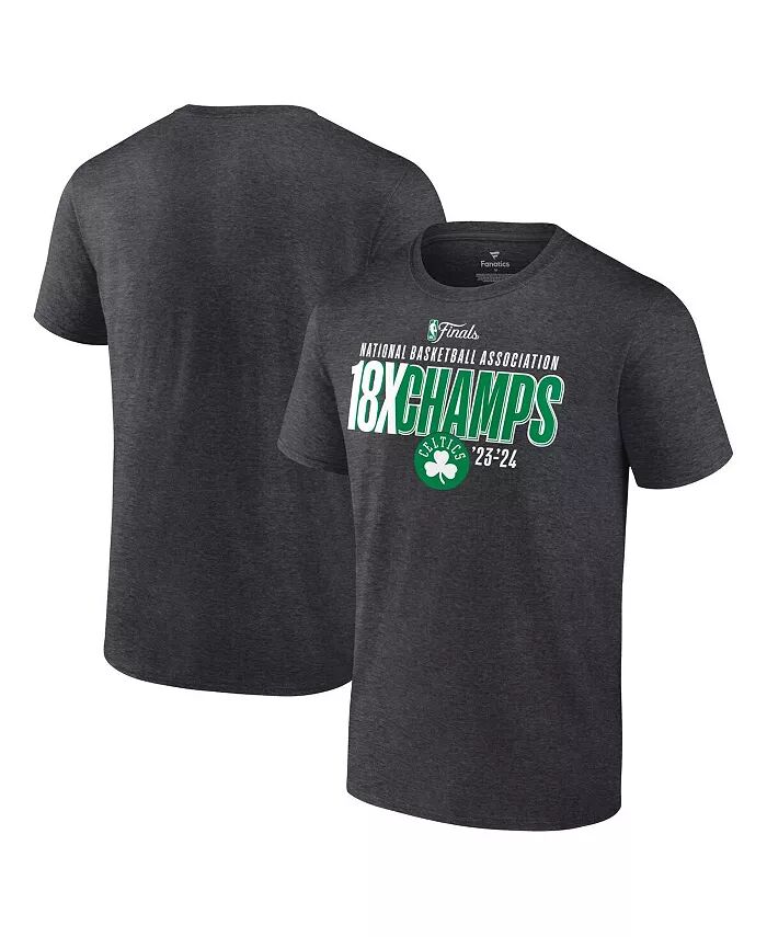 

Футболка мужская Heather Charcoal Boston Celtics, 18-кратные чемпионы финалов НБА, Steal the Ball Fanatics