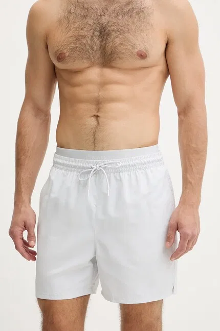 Шорты купальные водоотталкивающие Calvin Klein, серый — фото 2