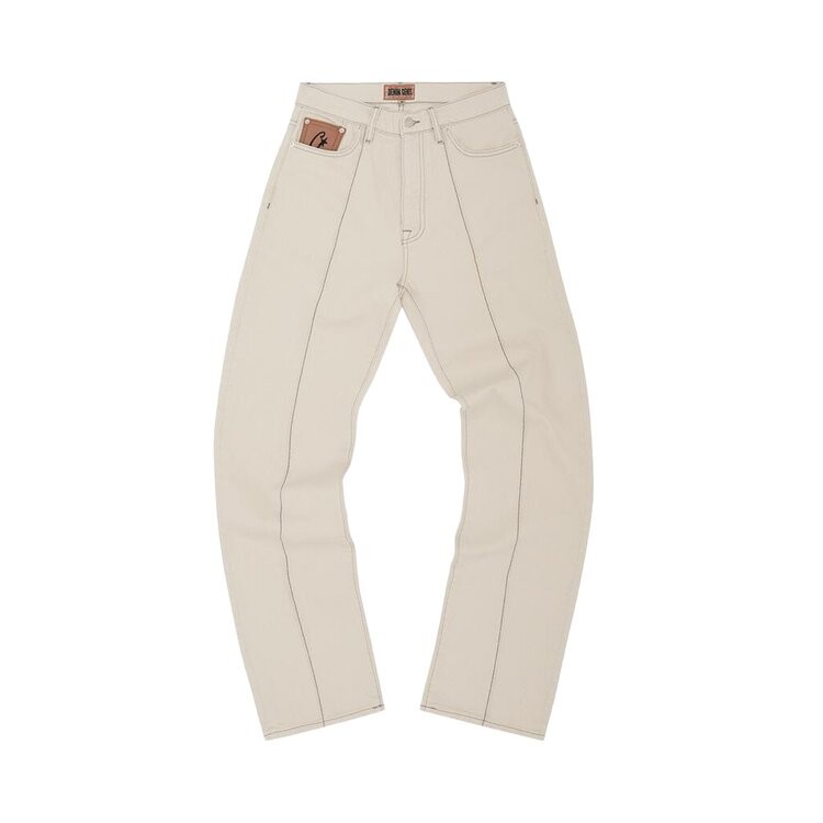 

Джинсы Corteiz C-Star Denim Jeans, кремовый