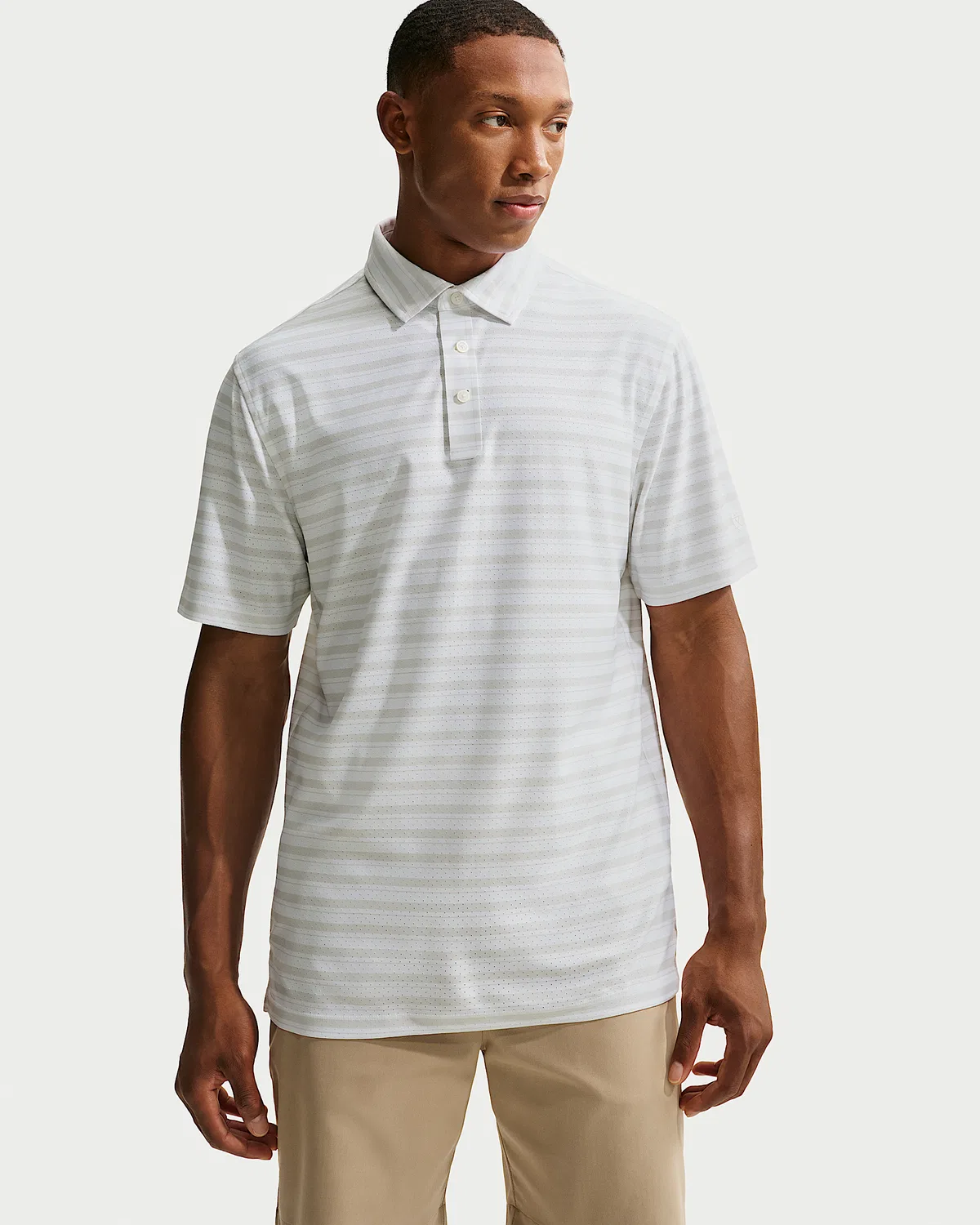 Мужское поло Nike Tailored Performance Dri-FIT Golf, White/Photon Dust/White