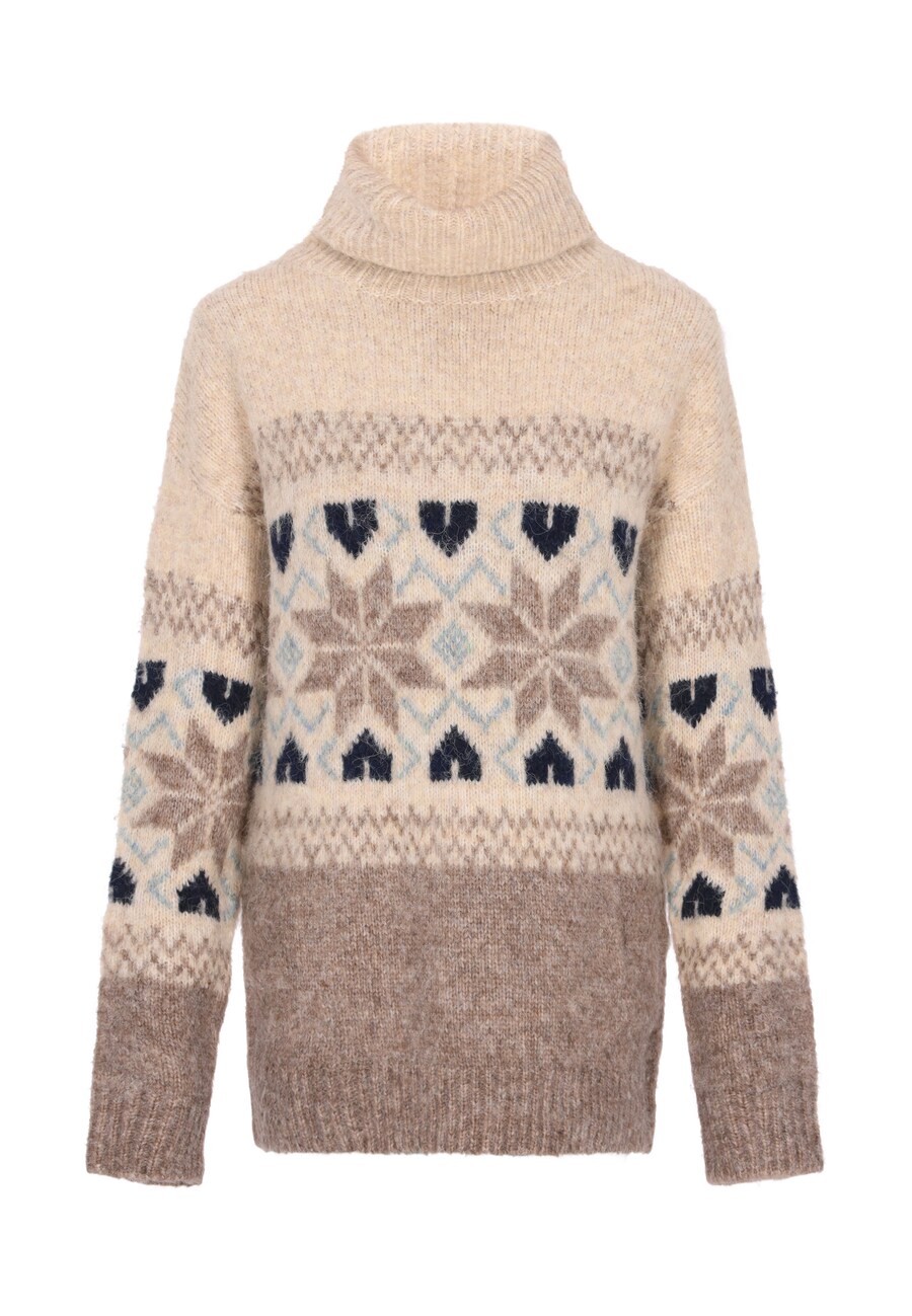 

Свитер большого размера usha BLUE LABEL, цвет Beige/Cream