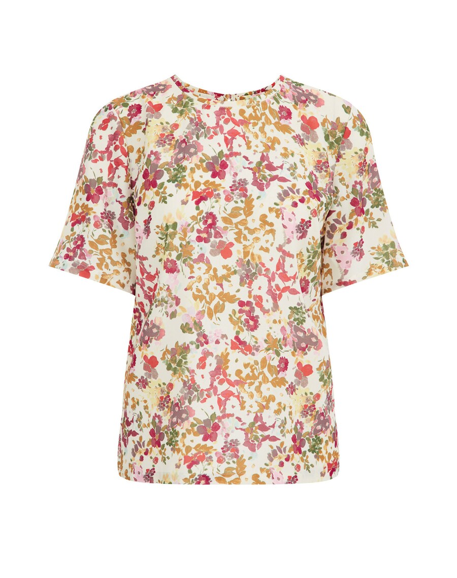 

Блузка с коротким рукавом WE Fashion Blouse, кремовый