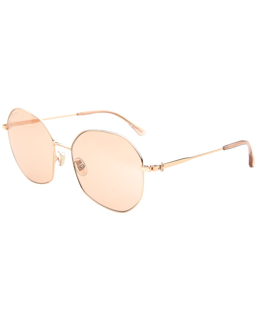 

Женские солнцезащитные очки Jimmy Choo Astra 58 мм, золотой