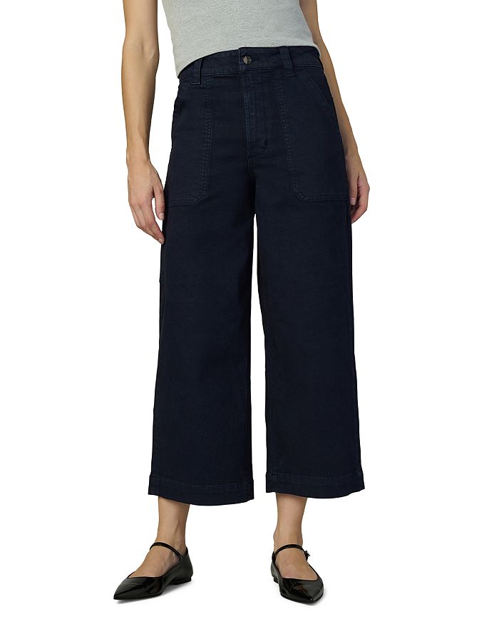 

Укороченные брюки Chloe Utility Crop Wide Leg Joe's Jeans, синий