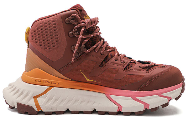 Кроссовки tennine hike gtx 'cherry mahogany strawberry ice' Hoka One One, красный — фото 2