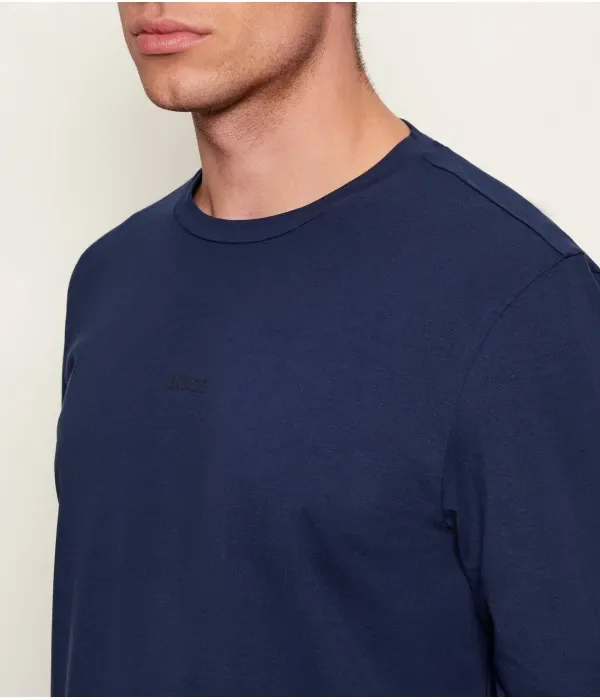 Футболка с длинным рукавом TChark regular fit Boss Orange, темно-синий — фото 4