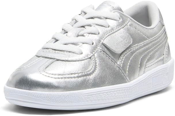 Детские кроссовки Puma Palermo Chrome (унисекс), Puma Silver-feather Gray — фото 2