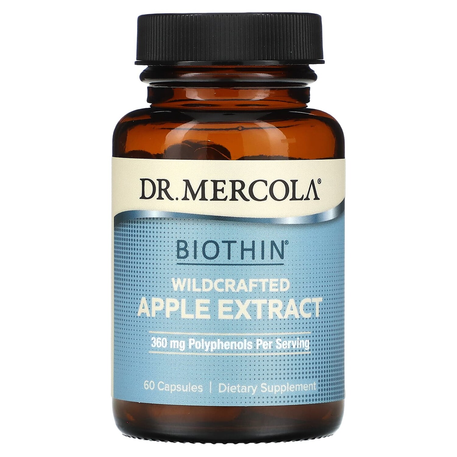 

Dr. Mercola Biothin экстракт дикорастущего яблока 60 капсул