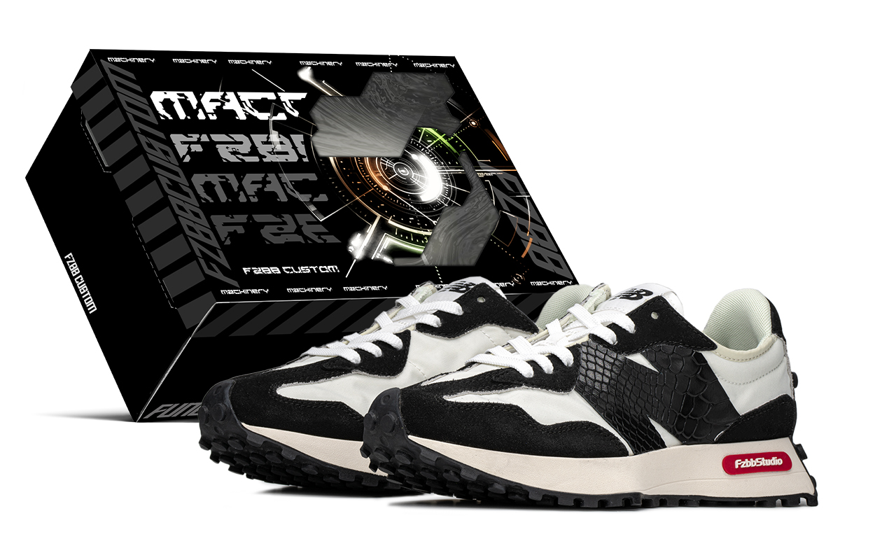 

New Balance NB 327 амортизирующие, износостойкие низкие кроссовки Unisex Black White