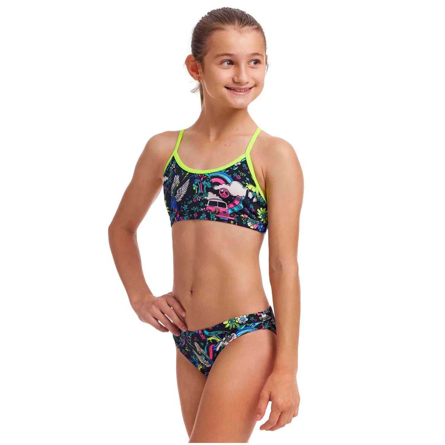 Бикини-раздельный, принт, Funkita, разноцветный — фото 4