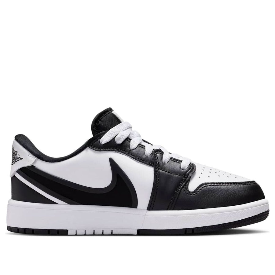 Кроссовки (GS) Air Jordan 1 Low RM EasyOn 'Black White', черный — фото 2