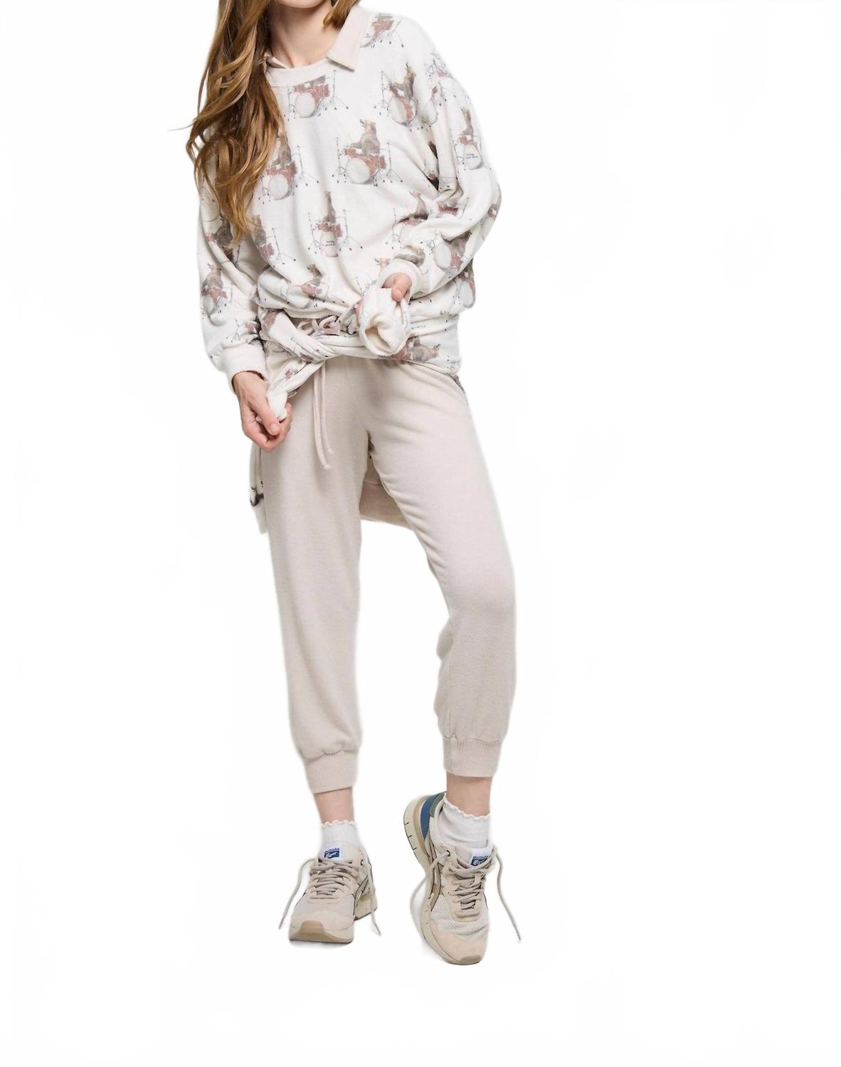 

Толстовка Drummer Bear в цвете кость ATF All Time Favorite, Bone