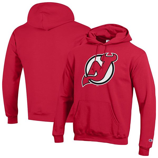 

Мужской красный свитшот с капюшоном new jersey devils primary logo 1-hit Champion