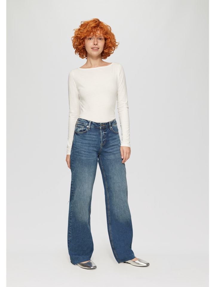

Тканевые брюки QS Jeans-Hose lang, синий