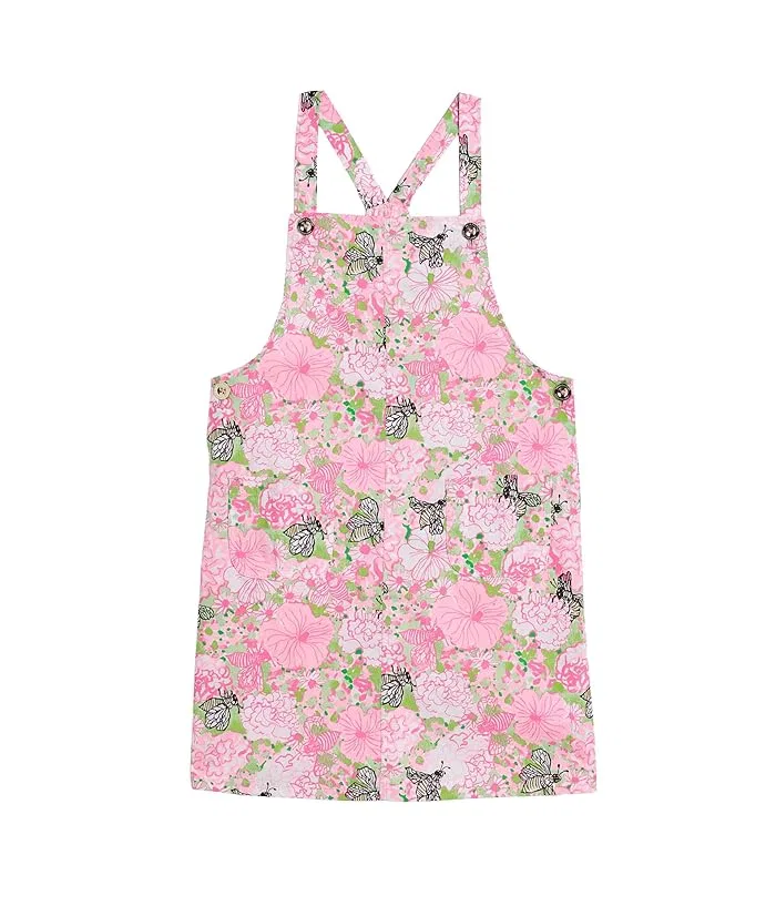 Платье-комбинезон Varney Lilly Pulitzer Kids, Pistachio Macaron Bees Knees
