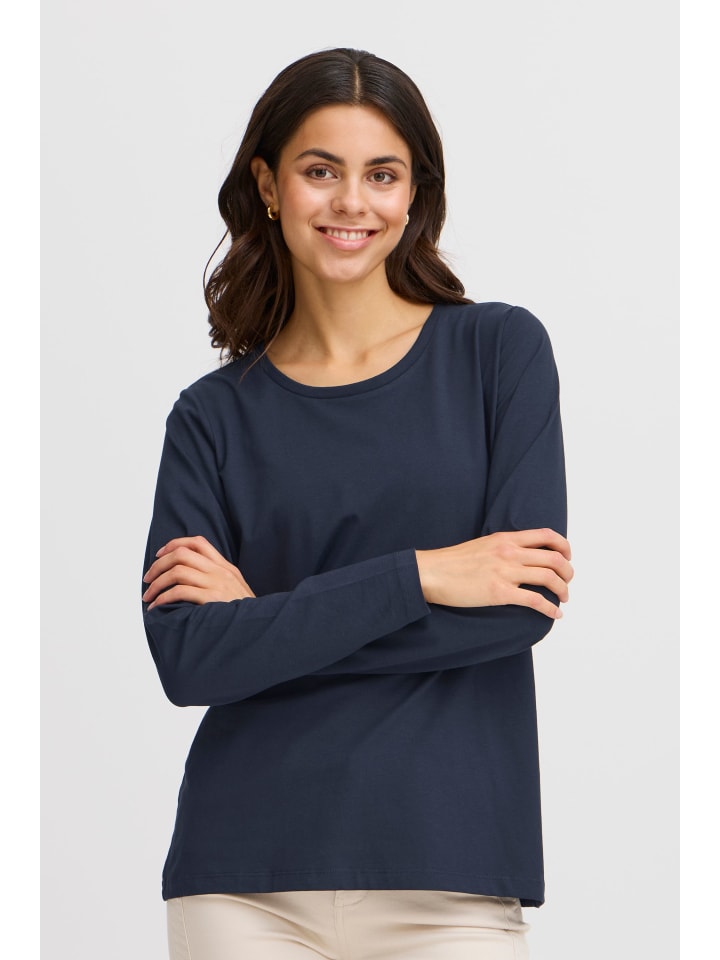

Лонгслив Fransa Longsleeve, синий