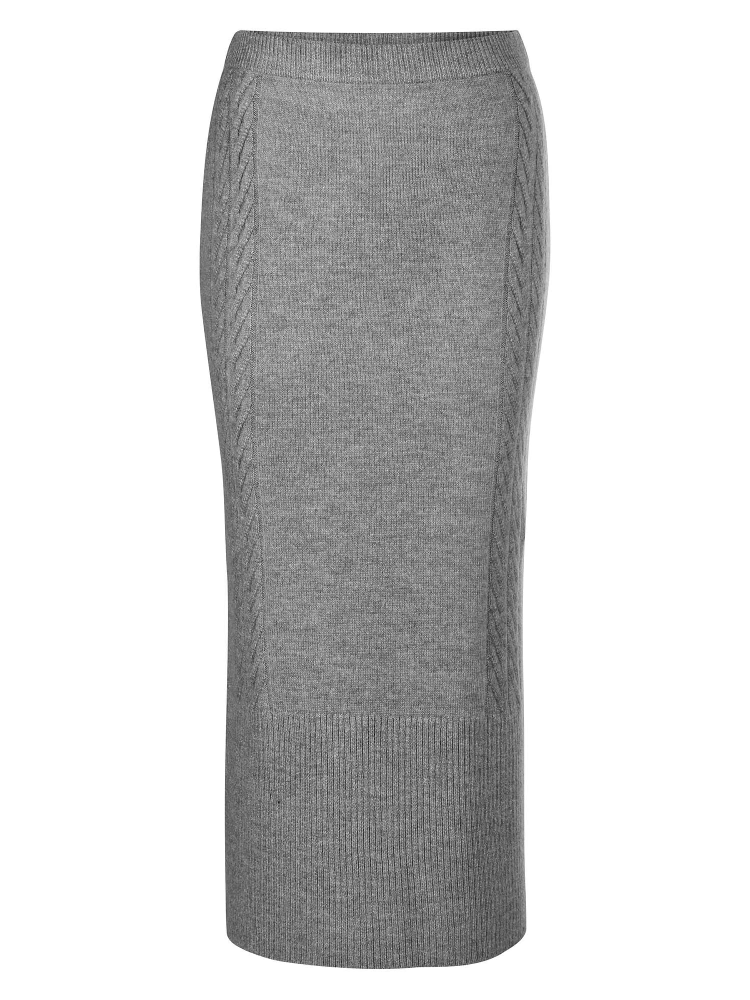 

MADELEINE Юбка в крапинку серого цвета