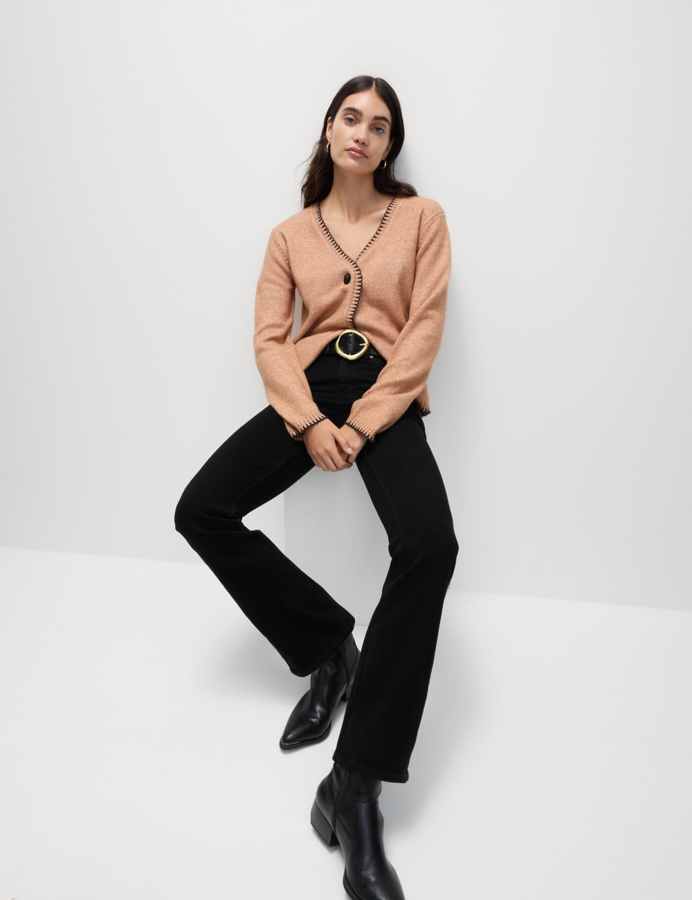 

Джинсы Eva Bootcut Marks & Spencer, черный