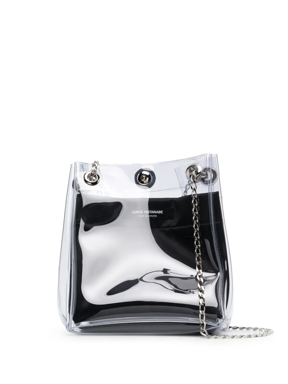 

Прозрачная сумка на плечо с цепочкой Junya Watanabe