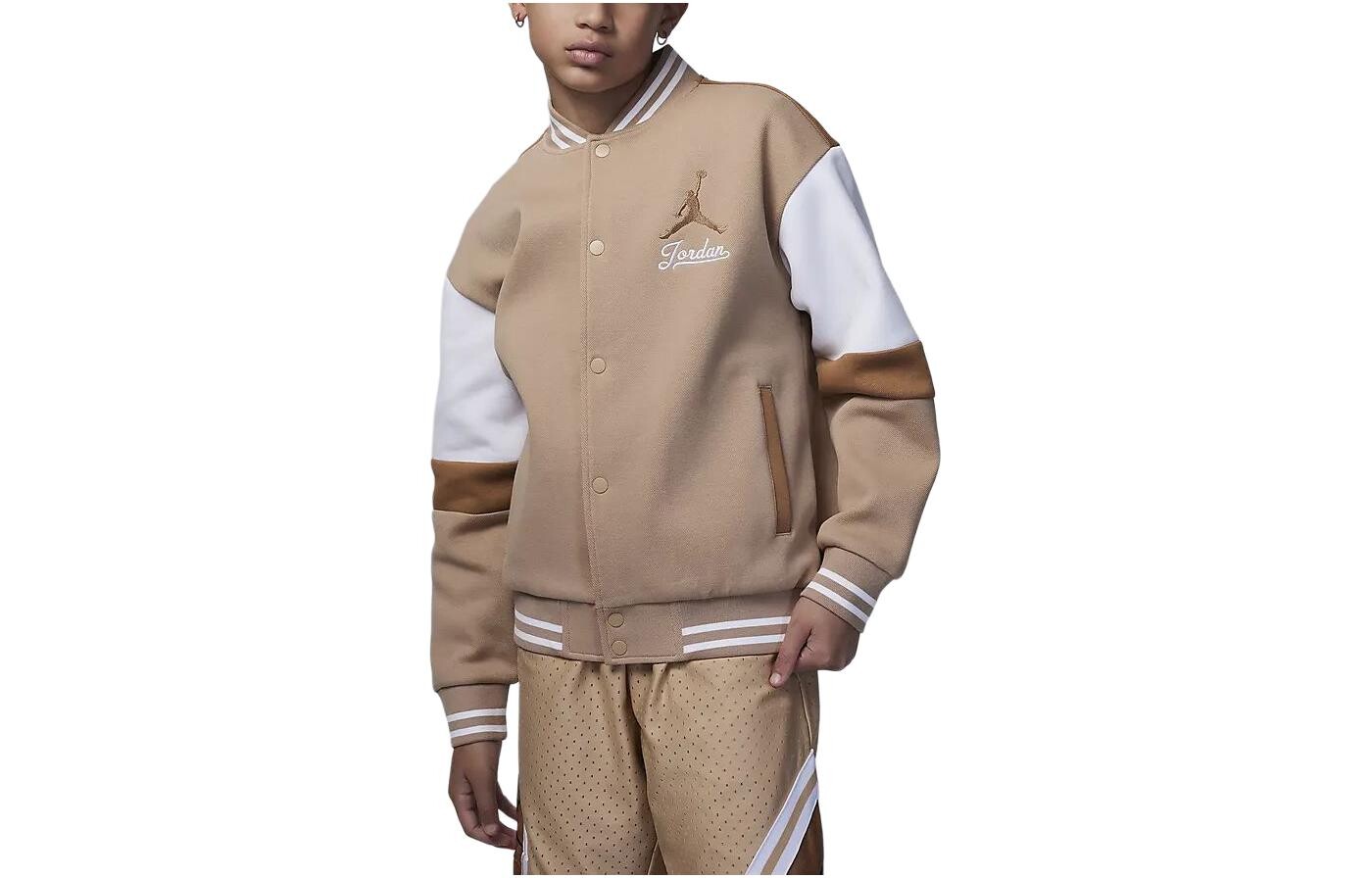 

Бейсбольная майка Jordan Kids, цвет Khaki