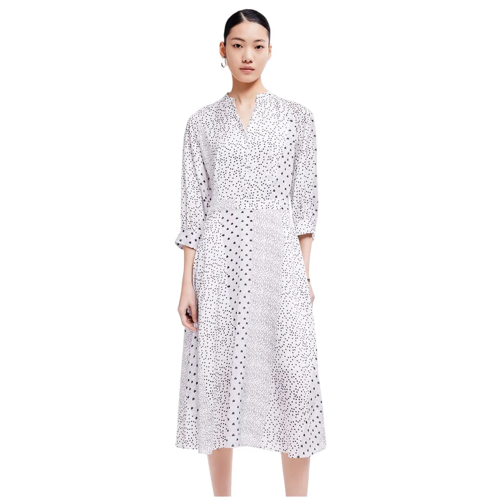 

Платье Lily Vintage Polka Dot long, белый